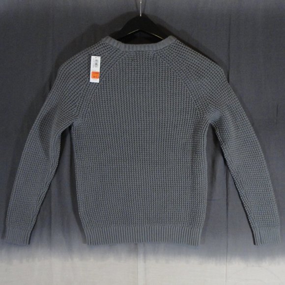 Old Navy Textured Sleeve Crew-Neck Gray Boys NWT - Picture 7 of 11